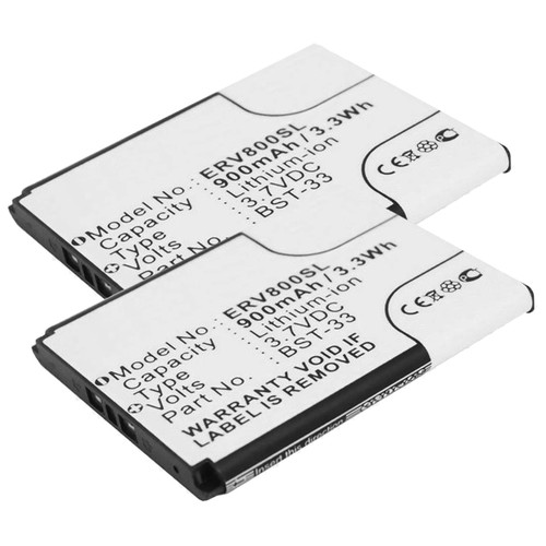 Ersatz akku für sony - 2x,
